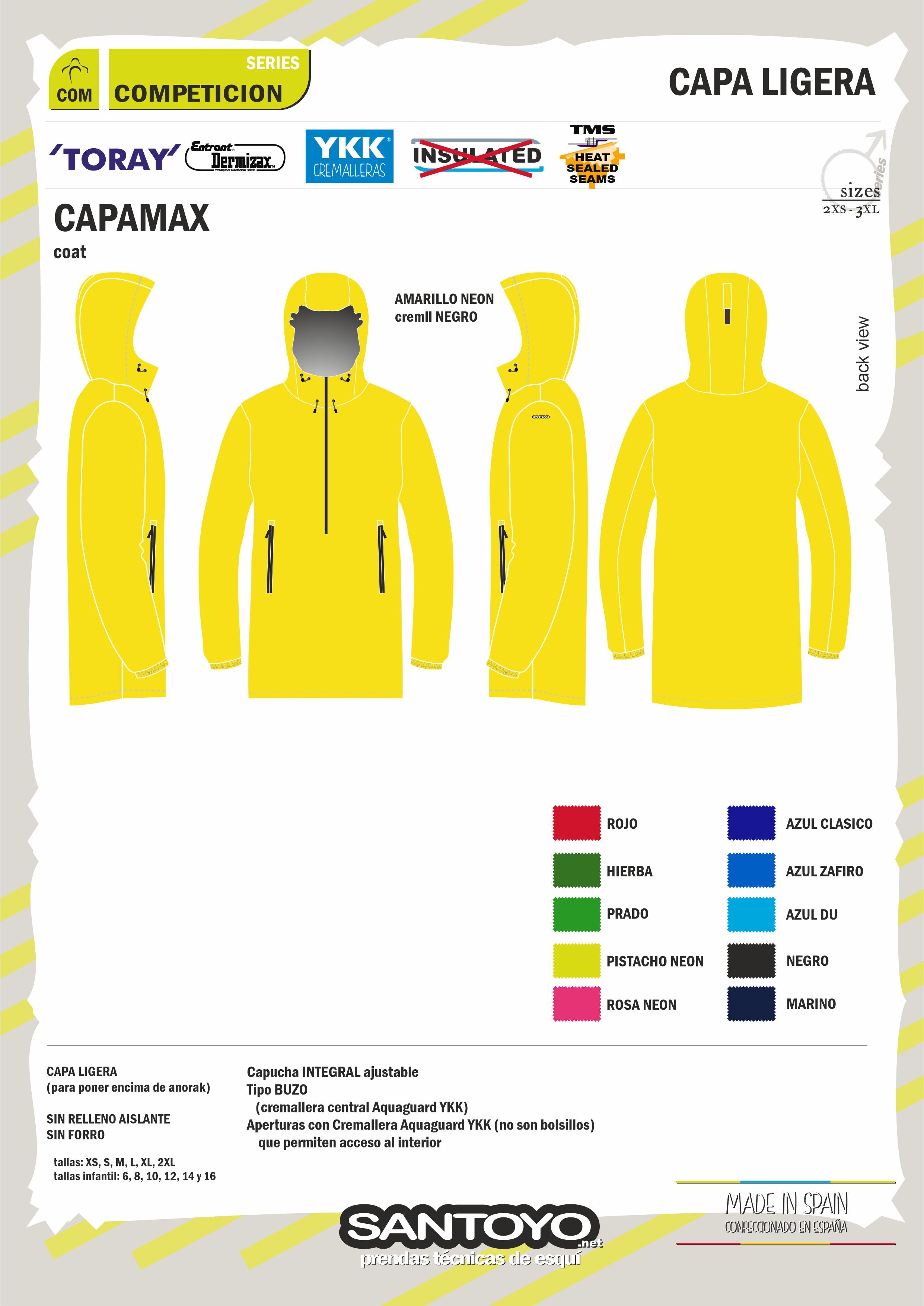 CapaMAX Capa Ligera Competición Series