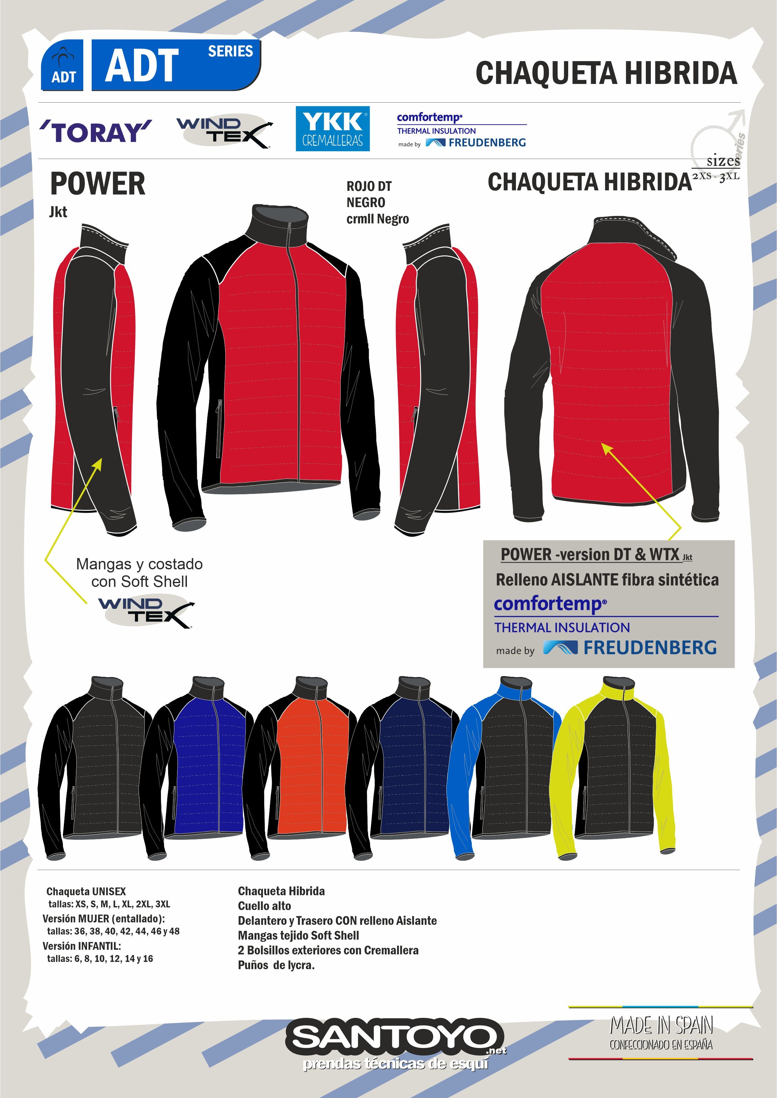 Chaqueta Hibrida POWER