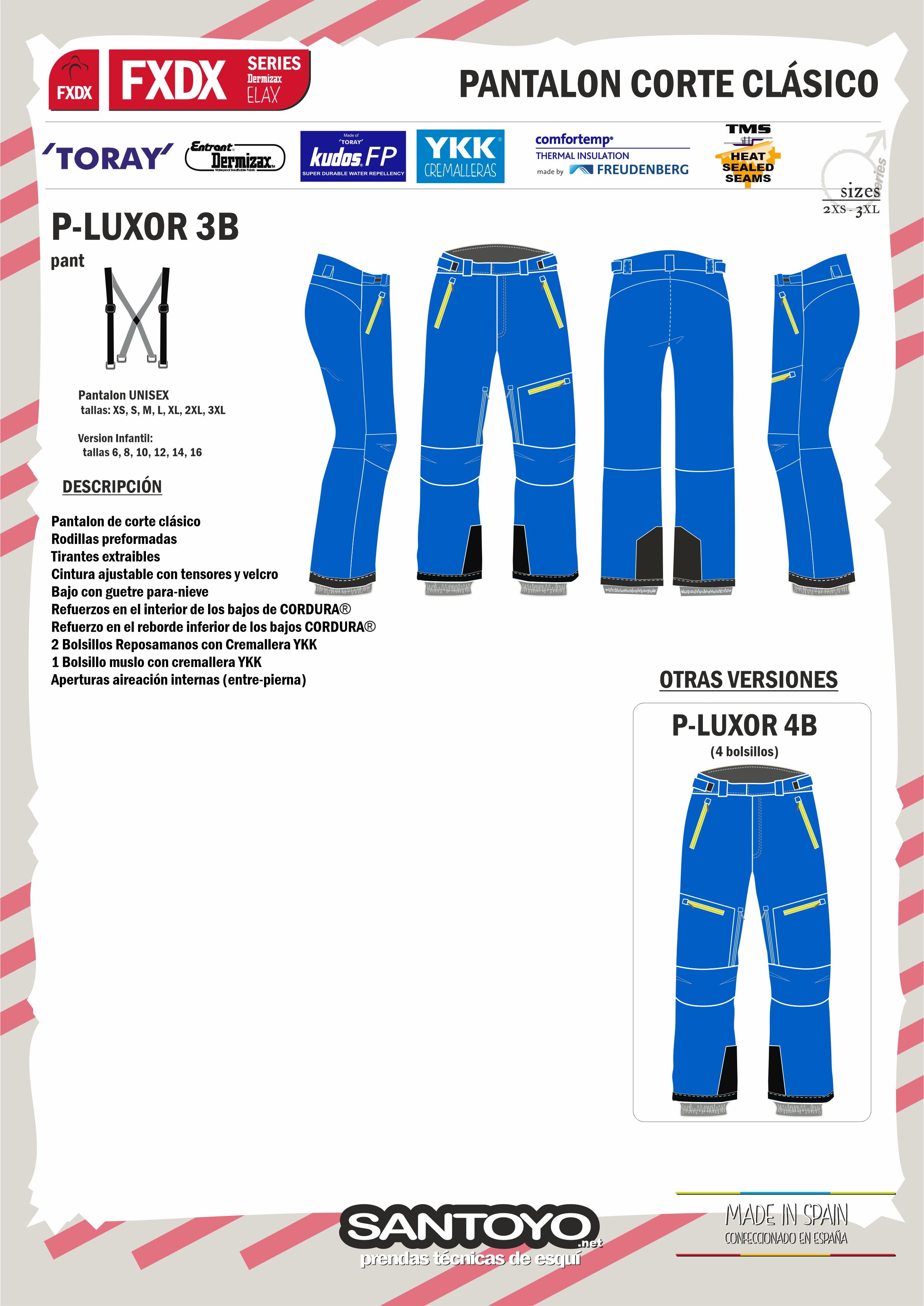Pantalón LUXOR 3B