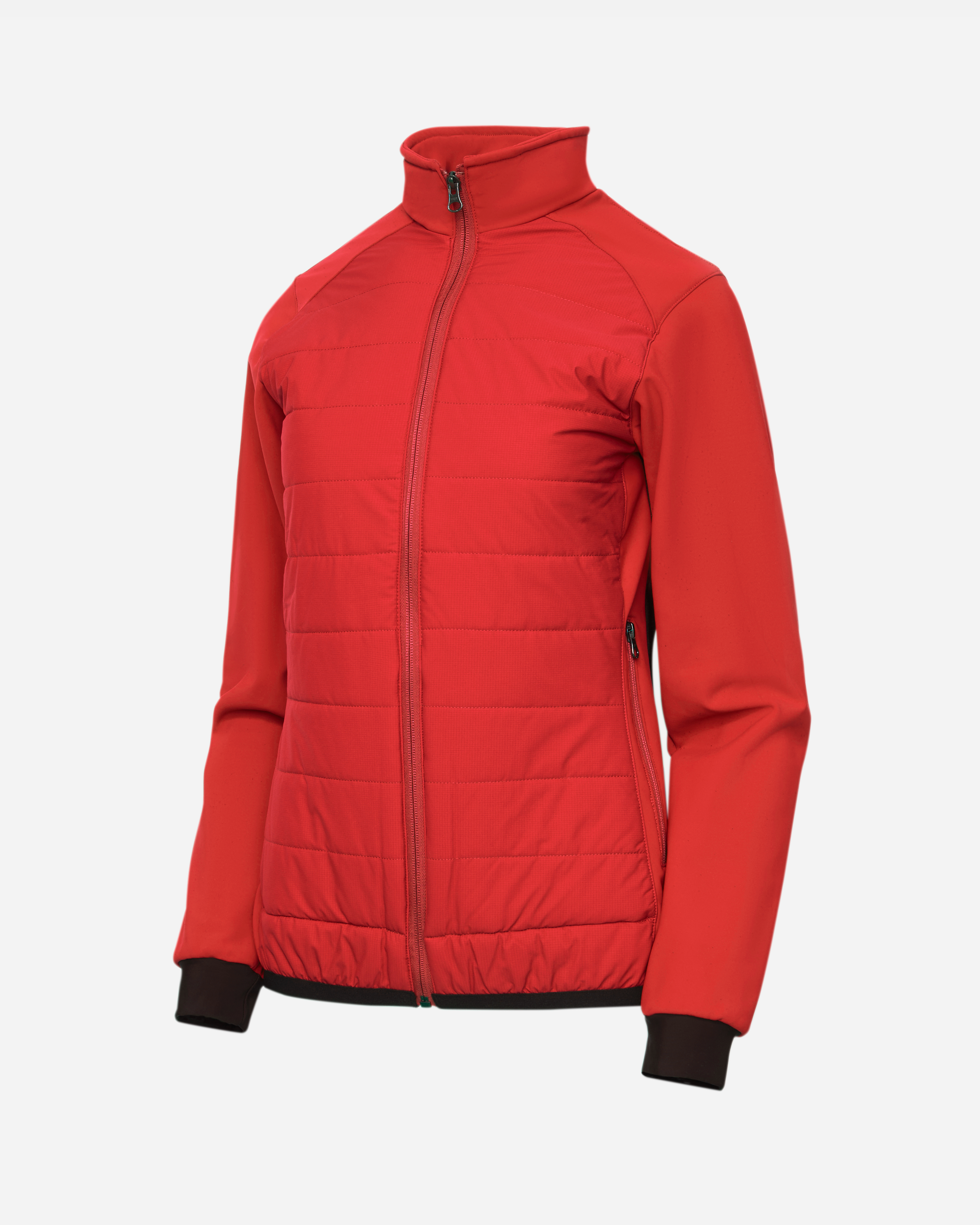 Chaqueta Mujer Hibrida POWER FS Rojo