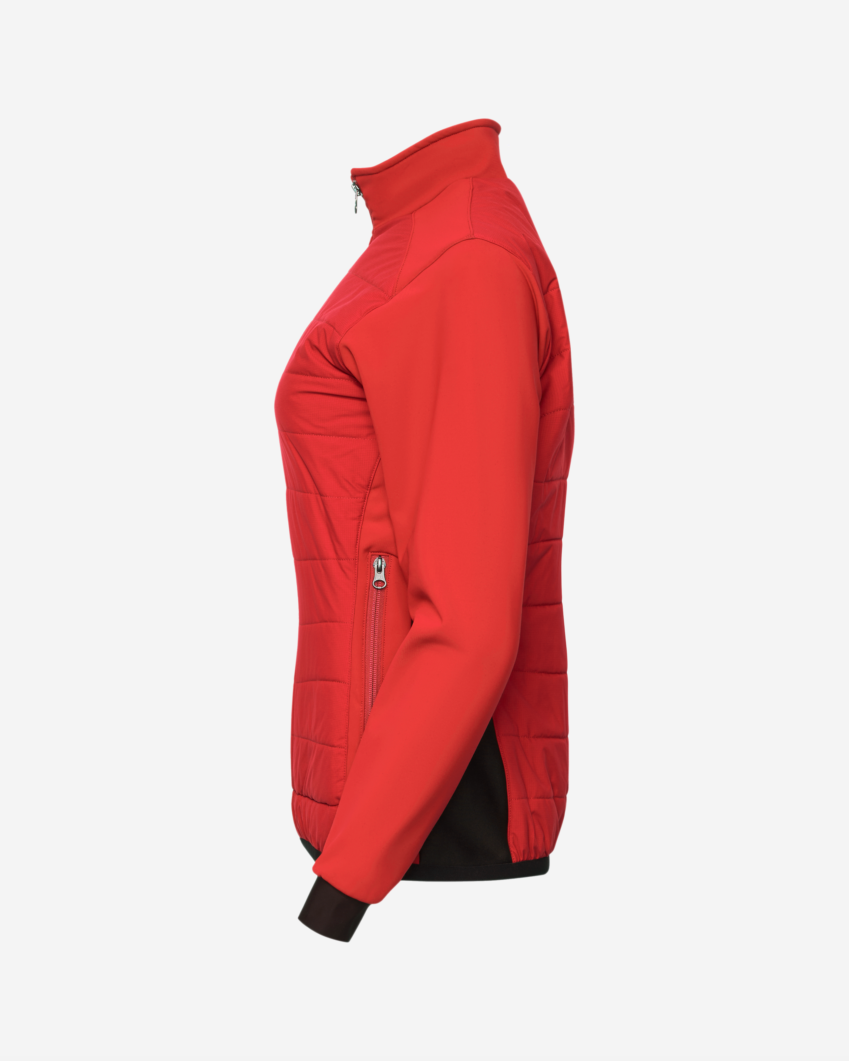 Chaqueta Mujer Hibrida POWER FS Rojo